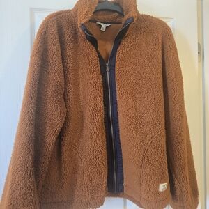 Cozy Frye & Co. Brown Sherpa Womens Jacket